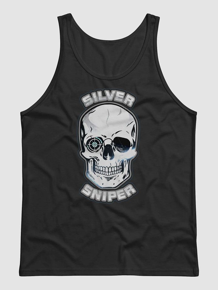 SILVER SNIPER Logo Tank- Black product image (1)
