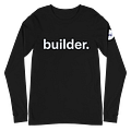 Builder Adult Long Sleeve Tee, Black product image (1)