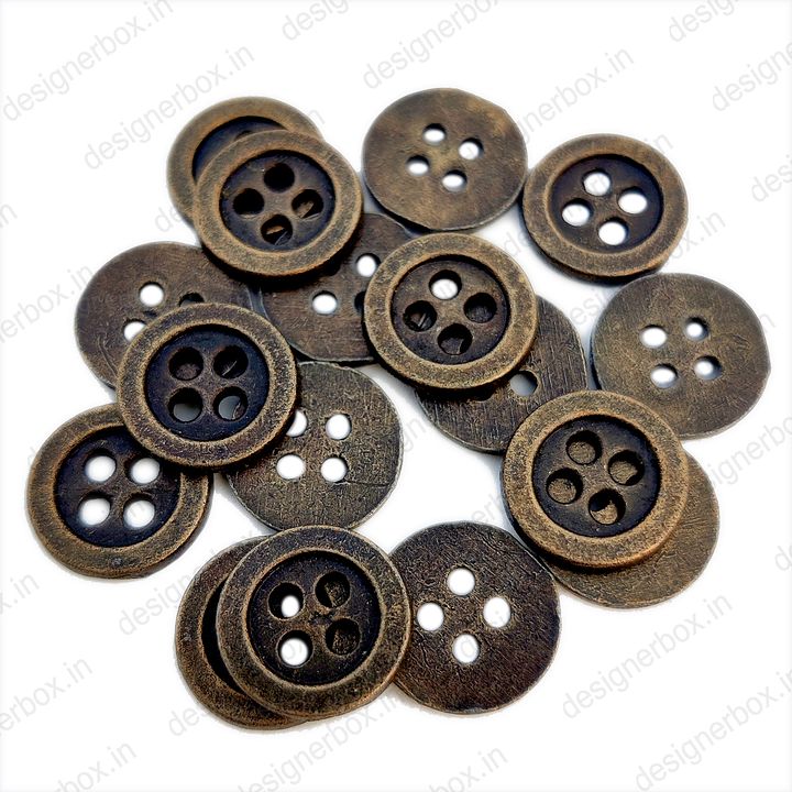 antique gold metal buttons for shirts product image (1)