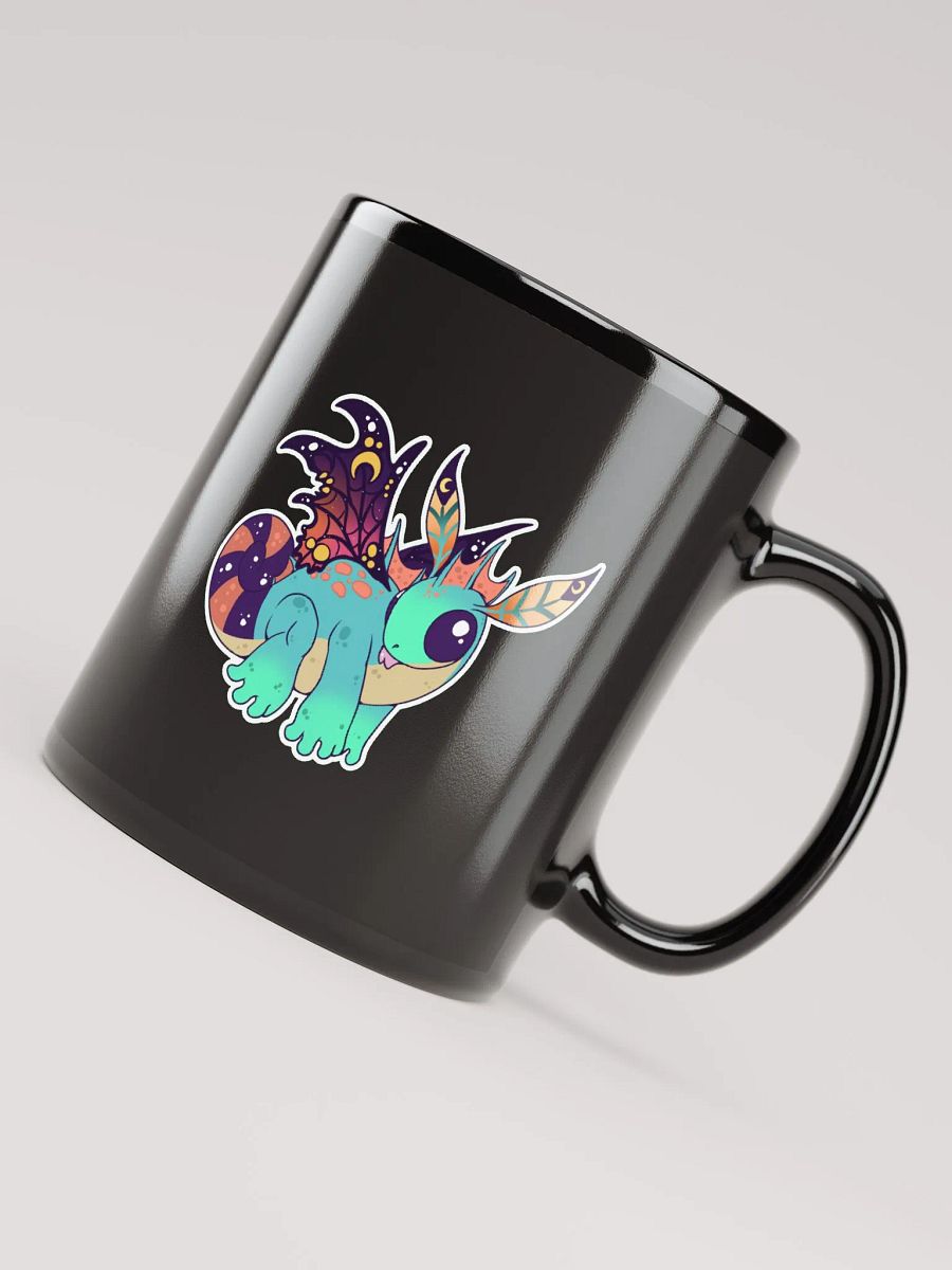 Fae Dragon - Black Glossy Mug product image (4)
