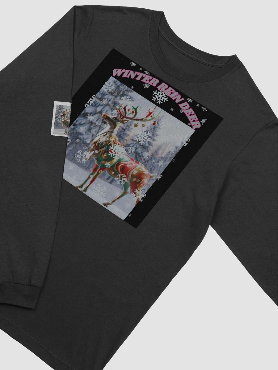Festive Reindeer Ornament Long Sleeve Tee product image (11)