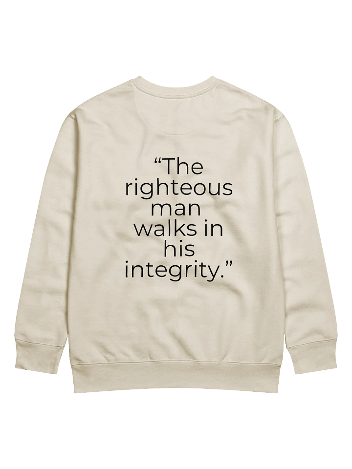 Proverbs 20:7 Men's Sweatshirt product image (6)