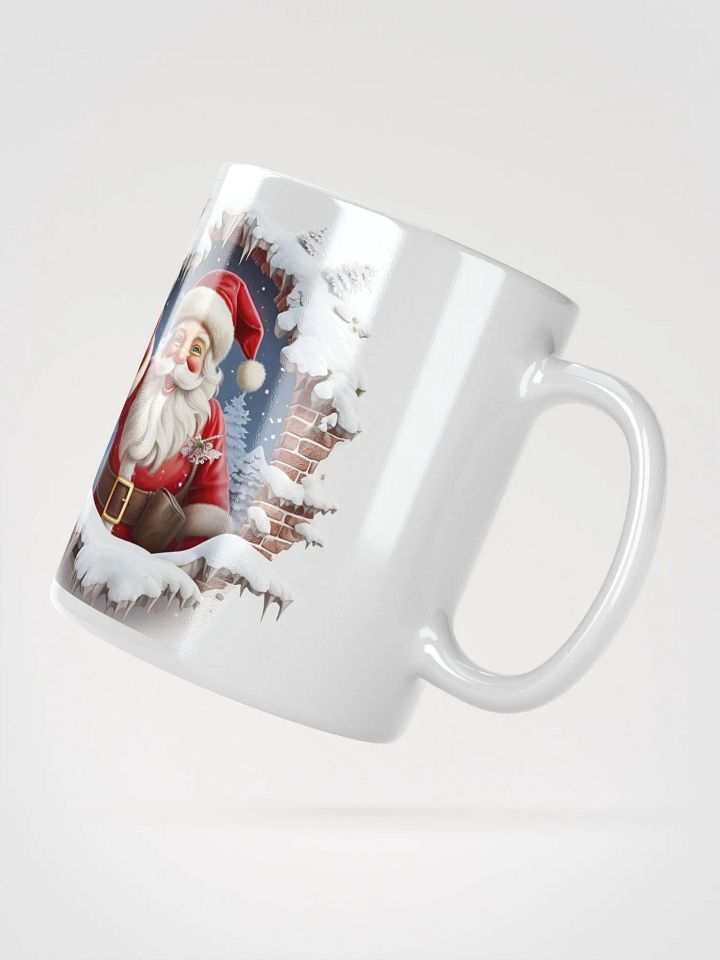 Chimney Surprise Santa 3D Christmas Mug - Magical Double-Sided Design product image (5)