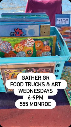 Tomorrow night! I’ll be at 555 Monroe with some new buttons and small prints and paintings 6-9pm ☀️ stop by and get a food tr...