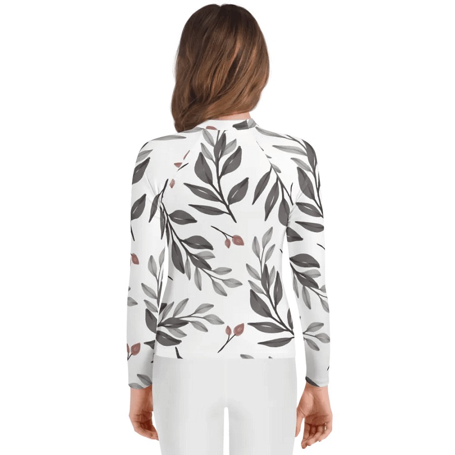 Stylish Teen Protect All-Over Print Rash Guard product image (3)
