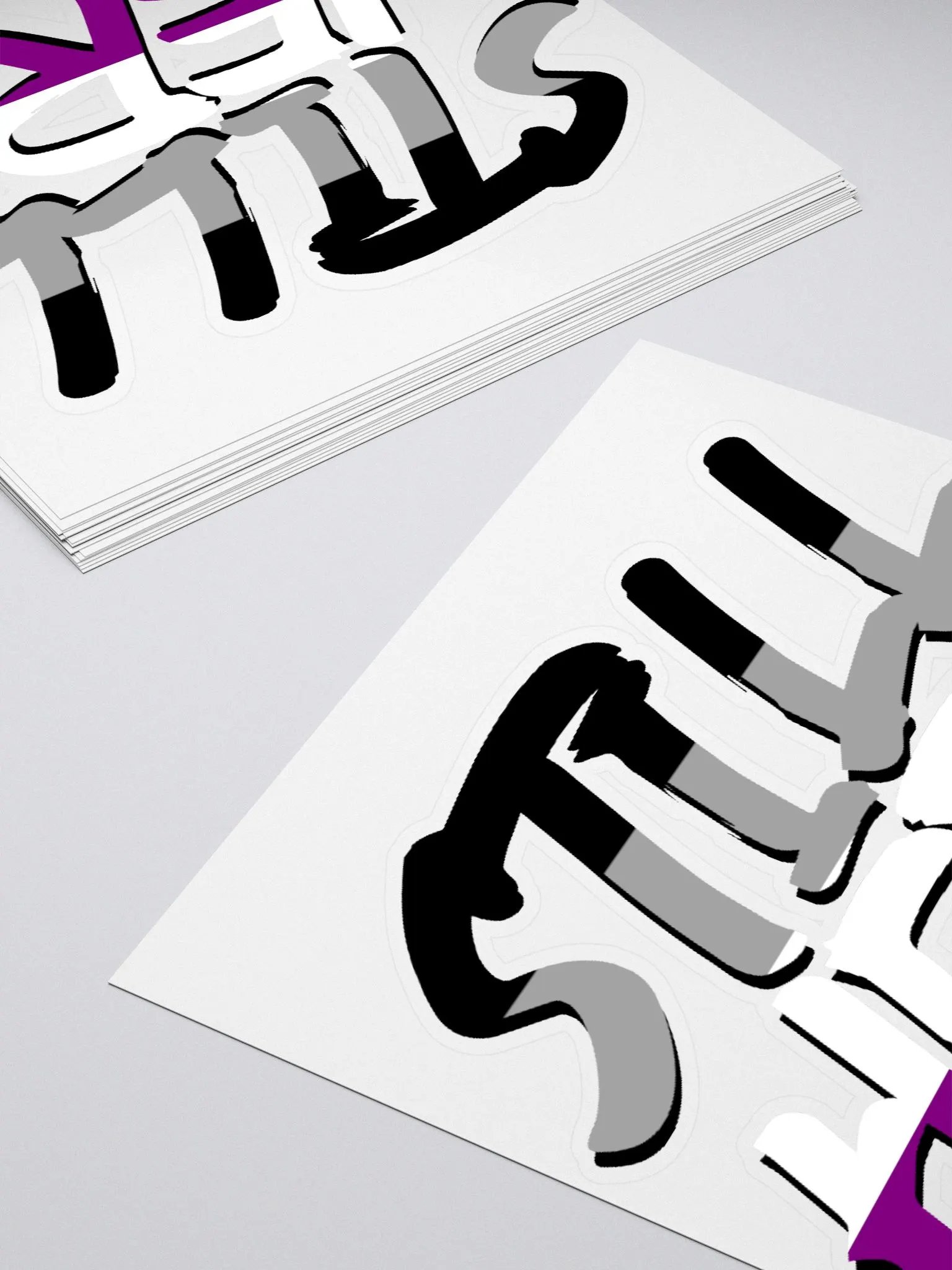 Still Here Sticker - Asexual version product image (4)