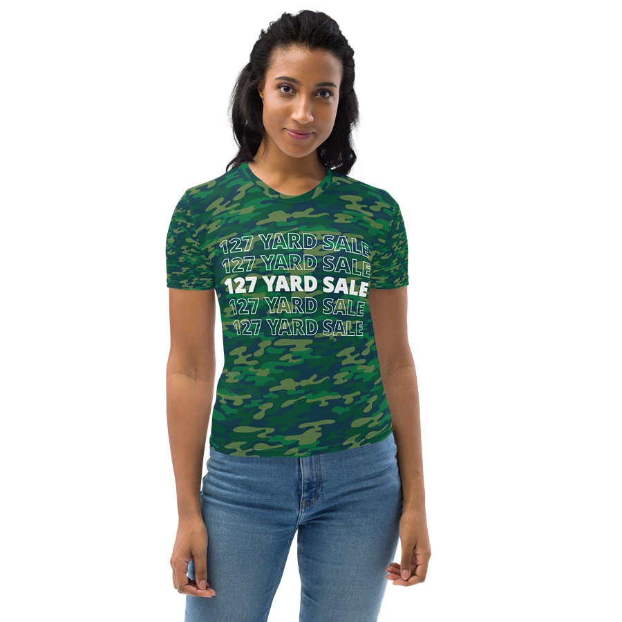 127 Yard Sale (2024) All-Over Camo Print Women's Crew Neck T-Shirt product image (19)