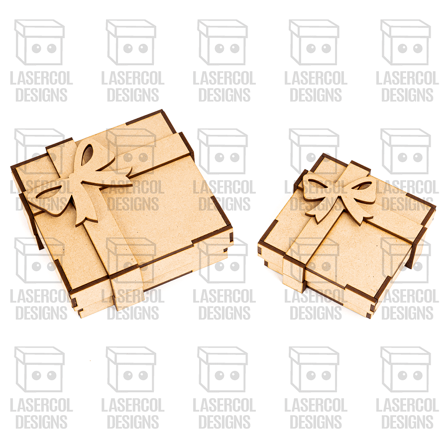 Gift Box Bundle Set 1 & 2 (Two Sizes) - Laser Cut Files product image (10)