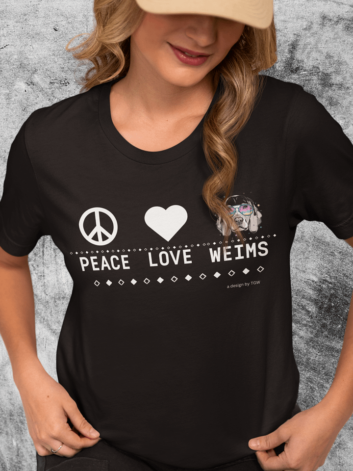 Peace Love Weims - Stanley/Stella Women's Fitted Eco Tee product image (1)