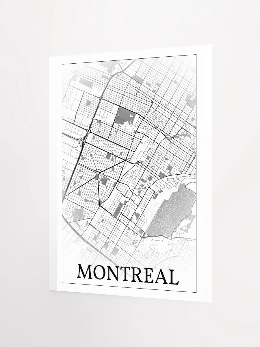 Montreal, Canada, city map print product image (7)