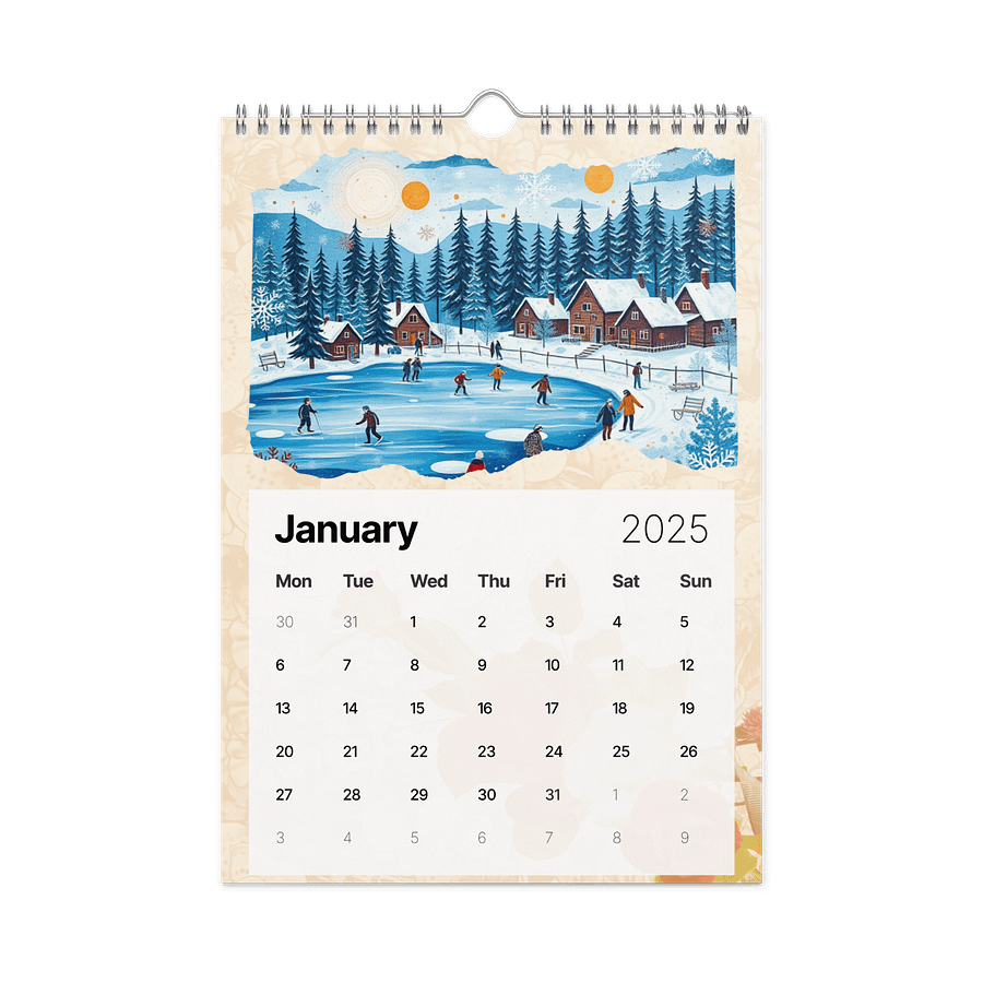 FOLK ART WALL CALENDAR 2026 product image (6)