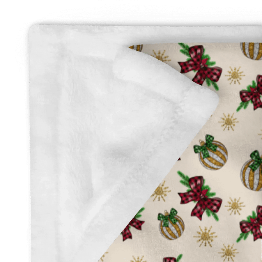 Winter Bows And Bulbs Blanket product image (12)