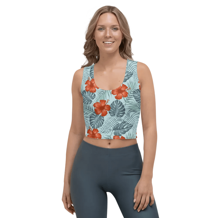 Palm Paradise | Crop Top T-Shirt product image (1)
