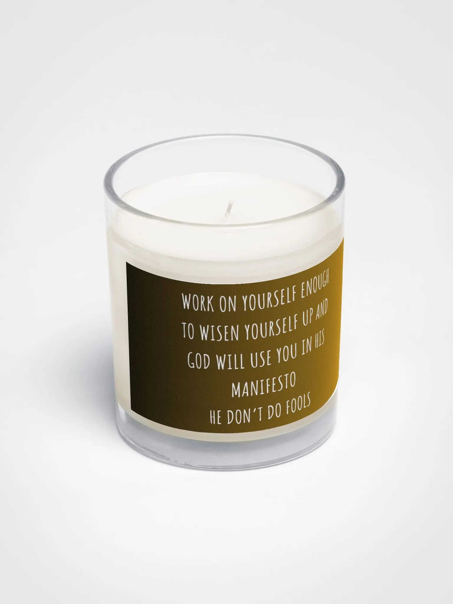 Manifesto Wisdom Soy Candle product image (2)