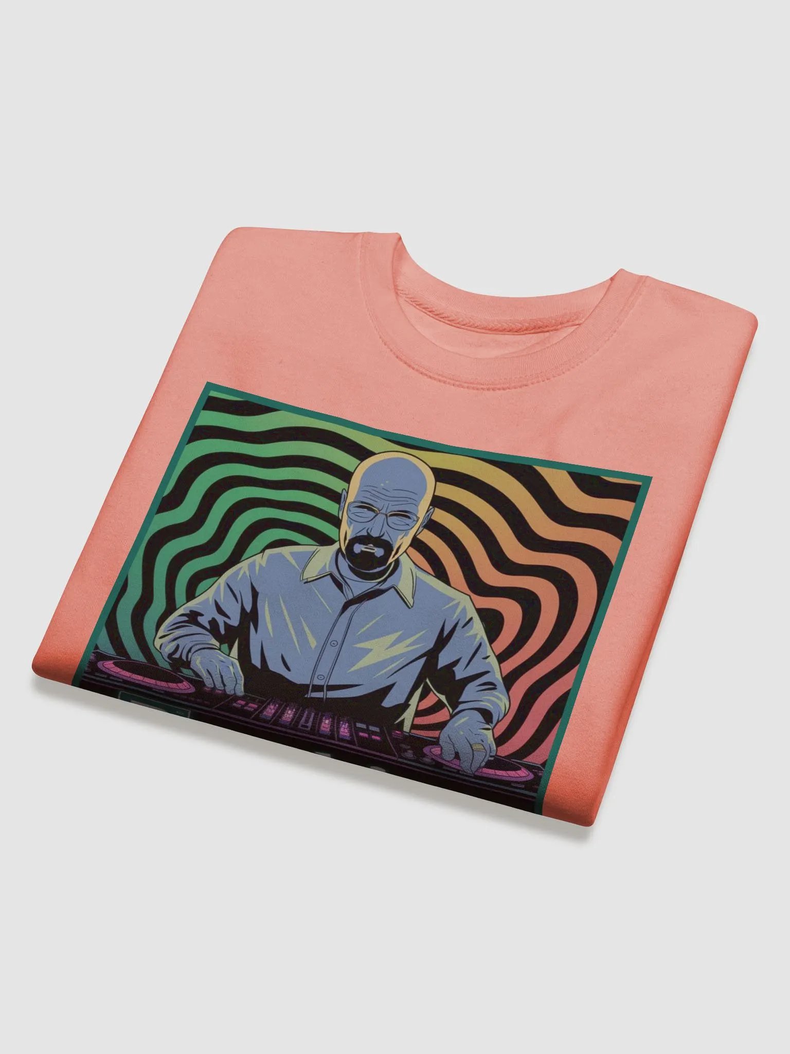 "BREAKING TECHNO" premium cotton sweatshirt product image (4)