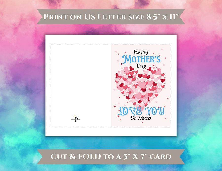 Hearts of Hearts Mother's Day Card product image (2)