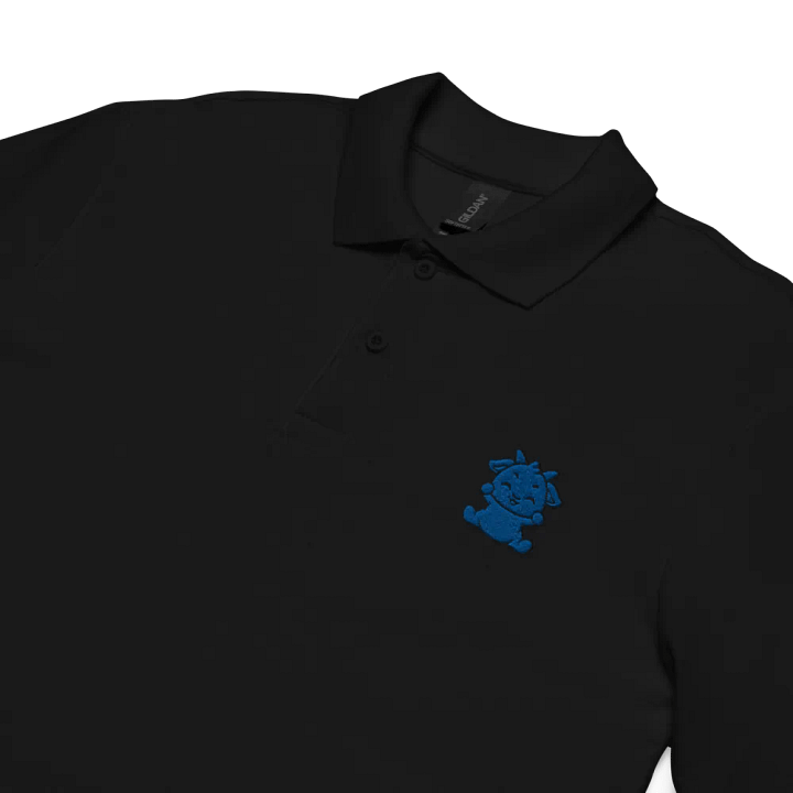 BLUE LOGO Unisex Polo Shirt product image (2)