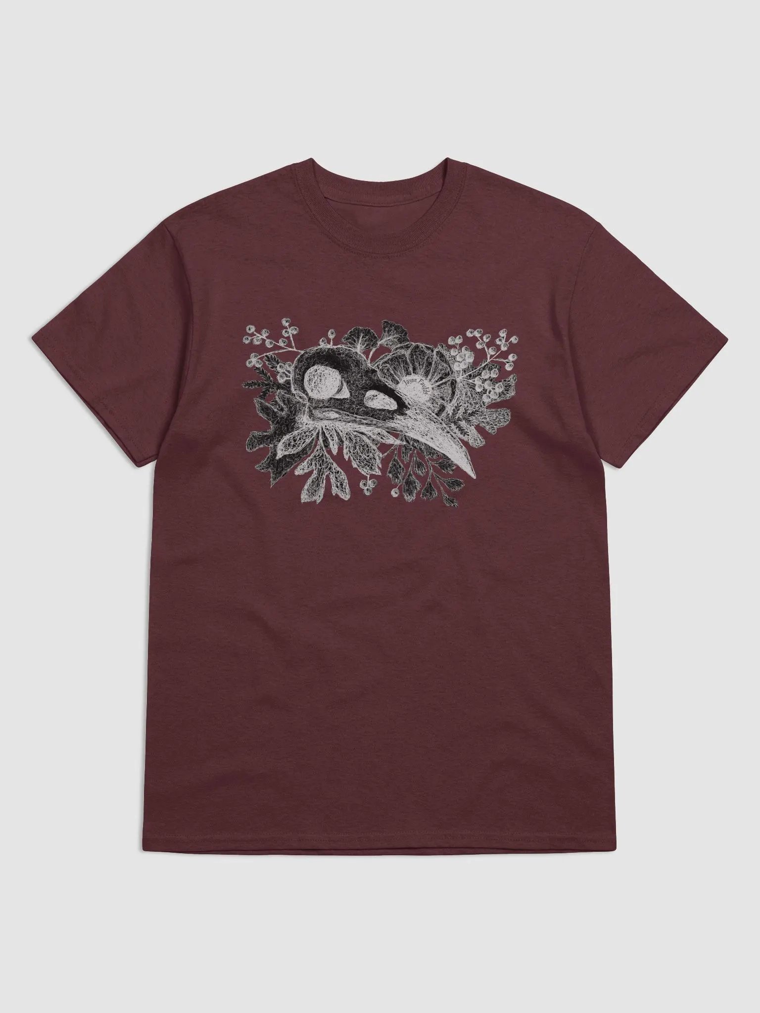 Inverted Raven Skull Unisex Tee product image (1)