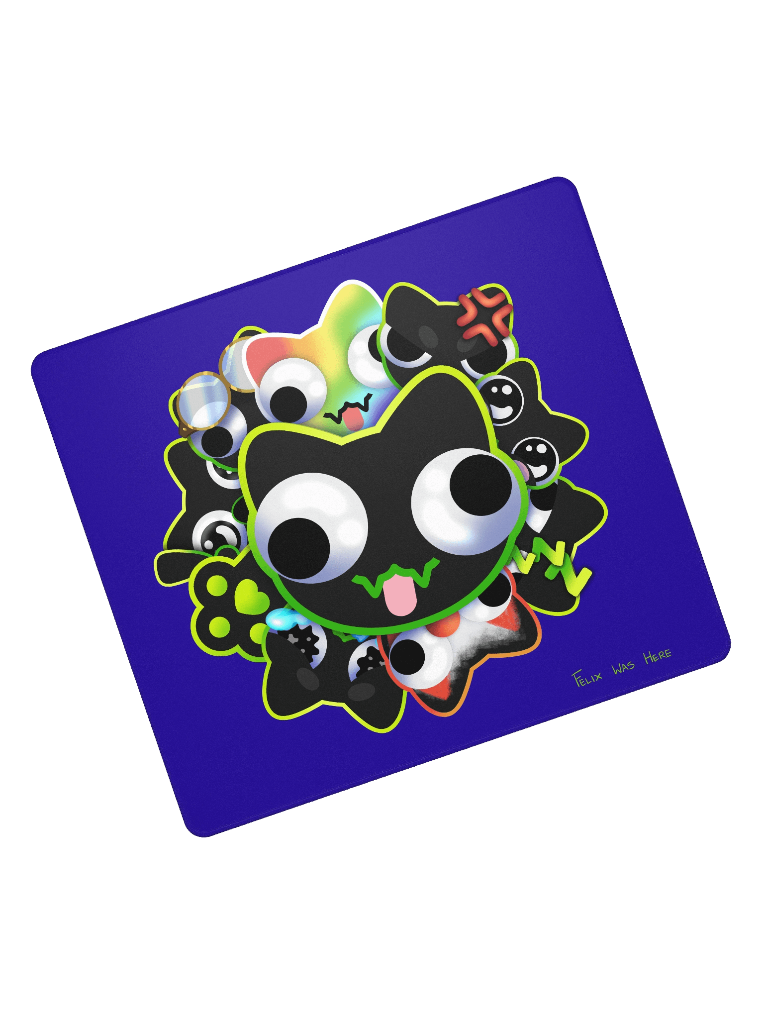 Mousepad Large - DerpBurst on Blue product image (7)