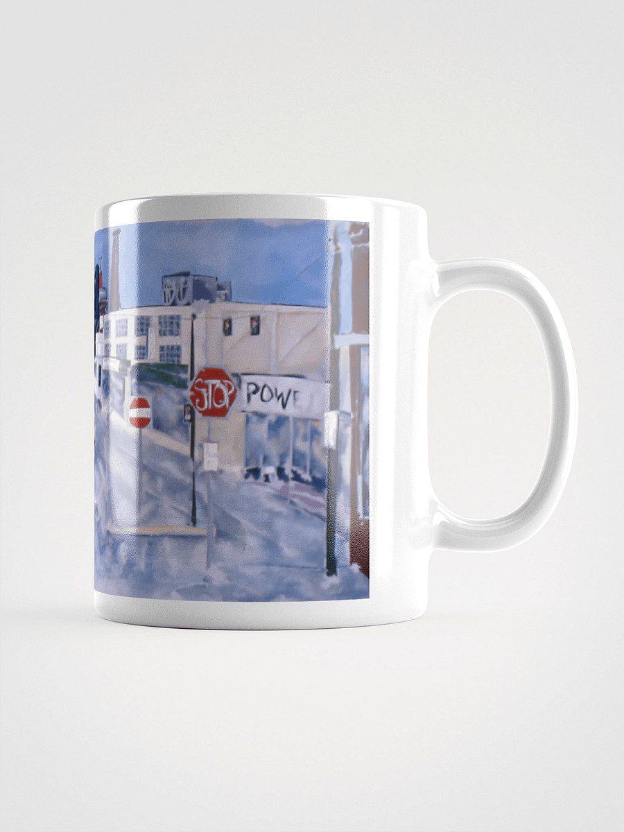 10th, Oak and Burnside, Portland, OR 1989 White Glossy Mug product image (2)