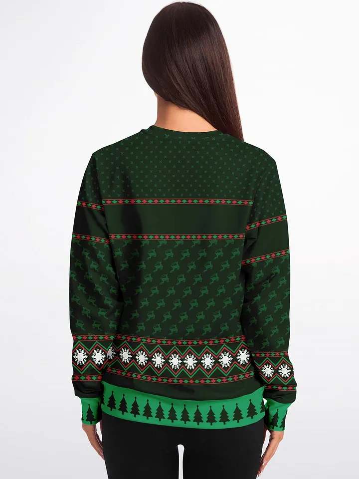 Joyful Hedgehog Christmas Sweatshirt – Sledding into Festive Fun product image (2)