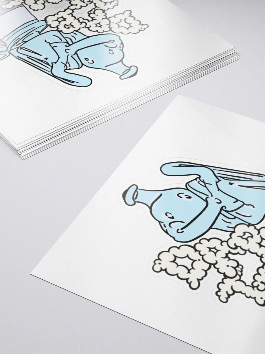Dab Time Lucid Lightning Puffco Peak Die Cut Sticker product image (3)