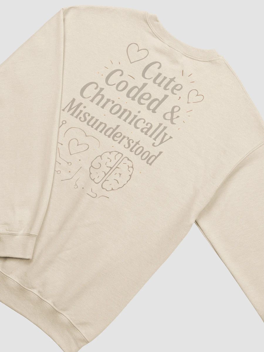 Cute Coded & Chronically Misunderstood Sweatshirt product image (7)