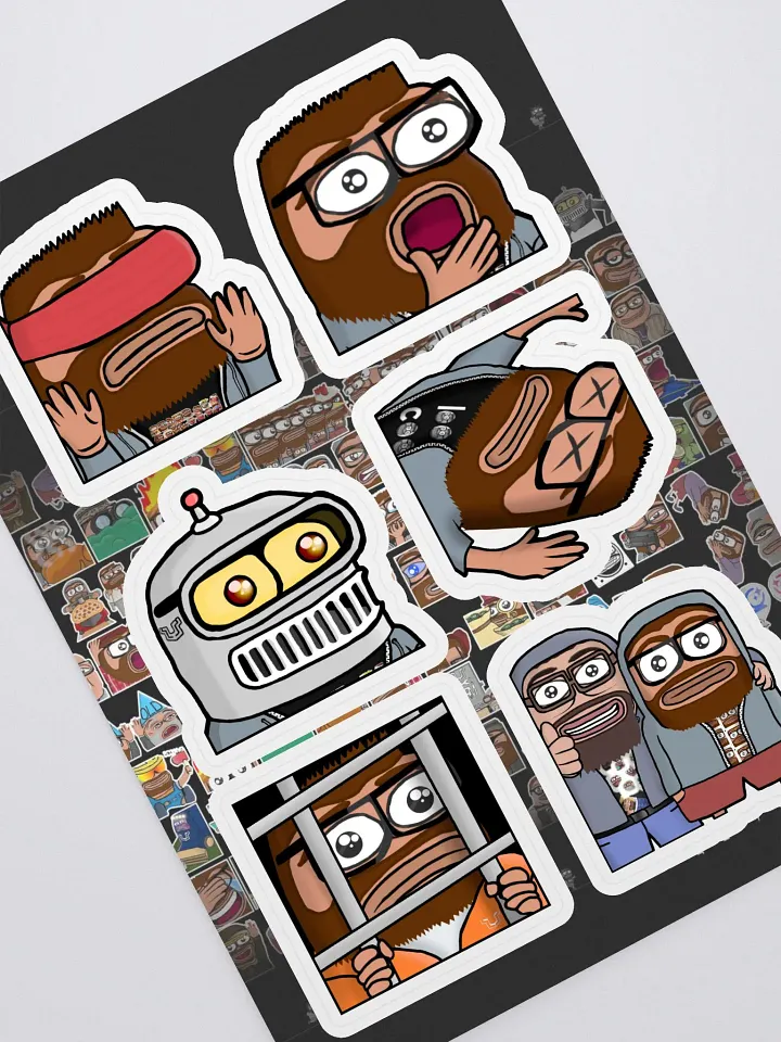 Leopard emote stickers 3 product image (1)