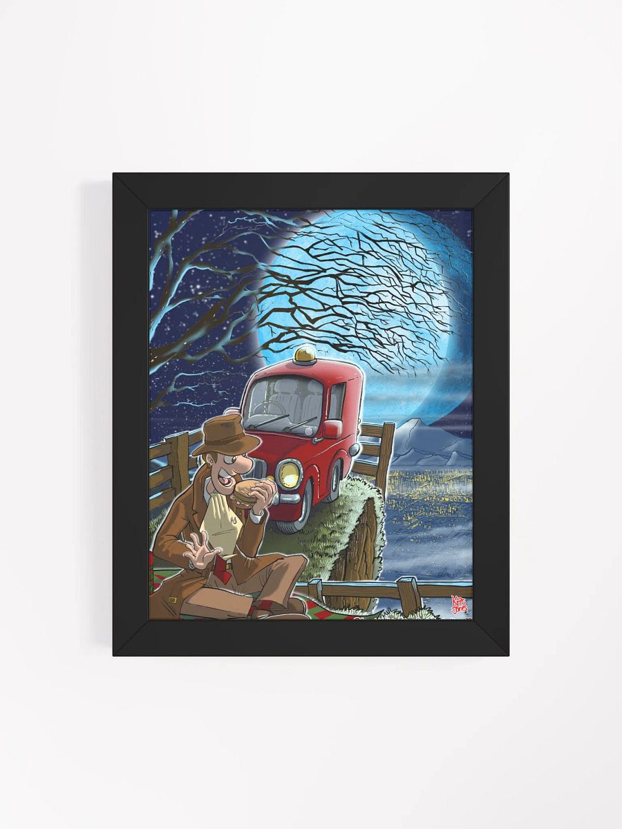 Lunch with Shamus Gumshoe FRAMED POSTER product image (4)