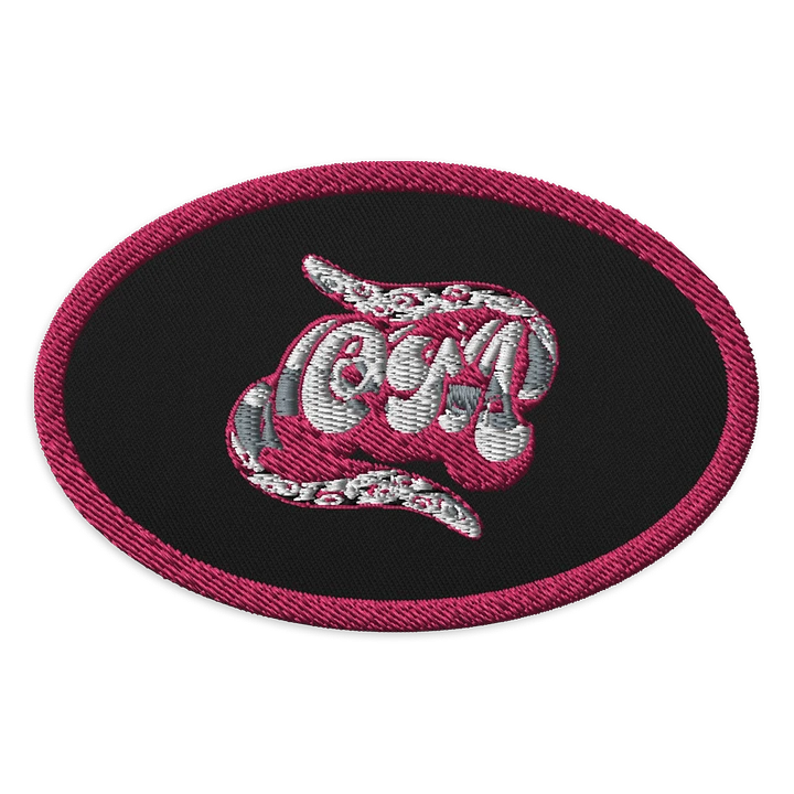 Octoling Media Interconnected Emblem Embroidered Patch product image (1)