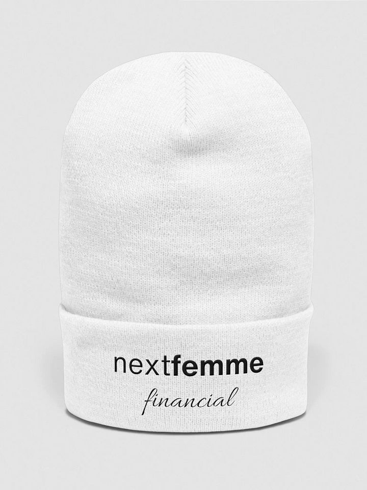 Next-Gen Cuffed Beanie with Black Logotype product image (1)