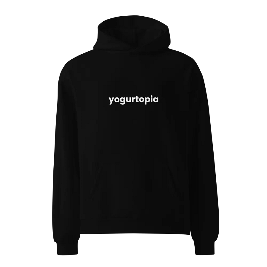 unisex "yogurtopia" oversized hoodie product image (3)