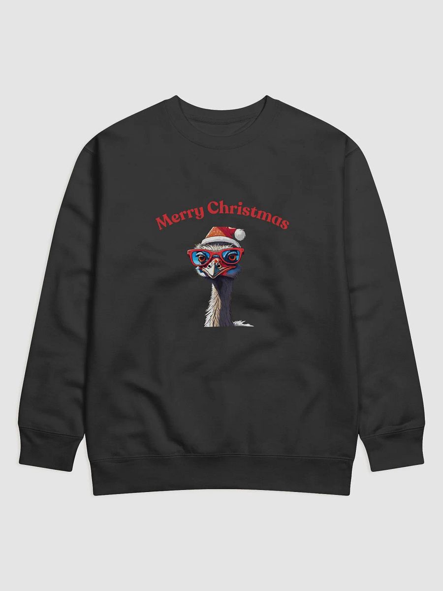 Festive Emu Merry Christmas Sweatshirt - Red product image (1)