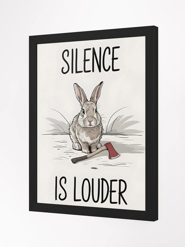 Silent Rabbit Axe Framed Poster product image (2)