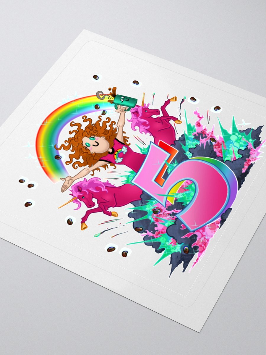 LadyAm5Years Sticker product image (8)