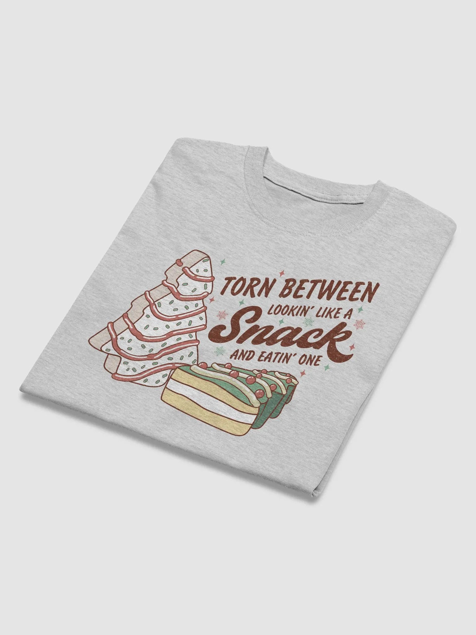 TORN BETWEEN LOOKING LIKE A SNACK T-SHIRT product image (40)