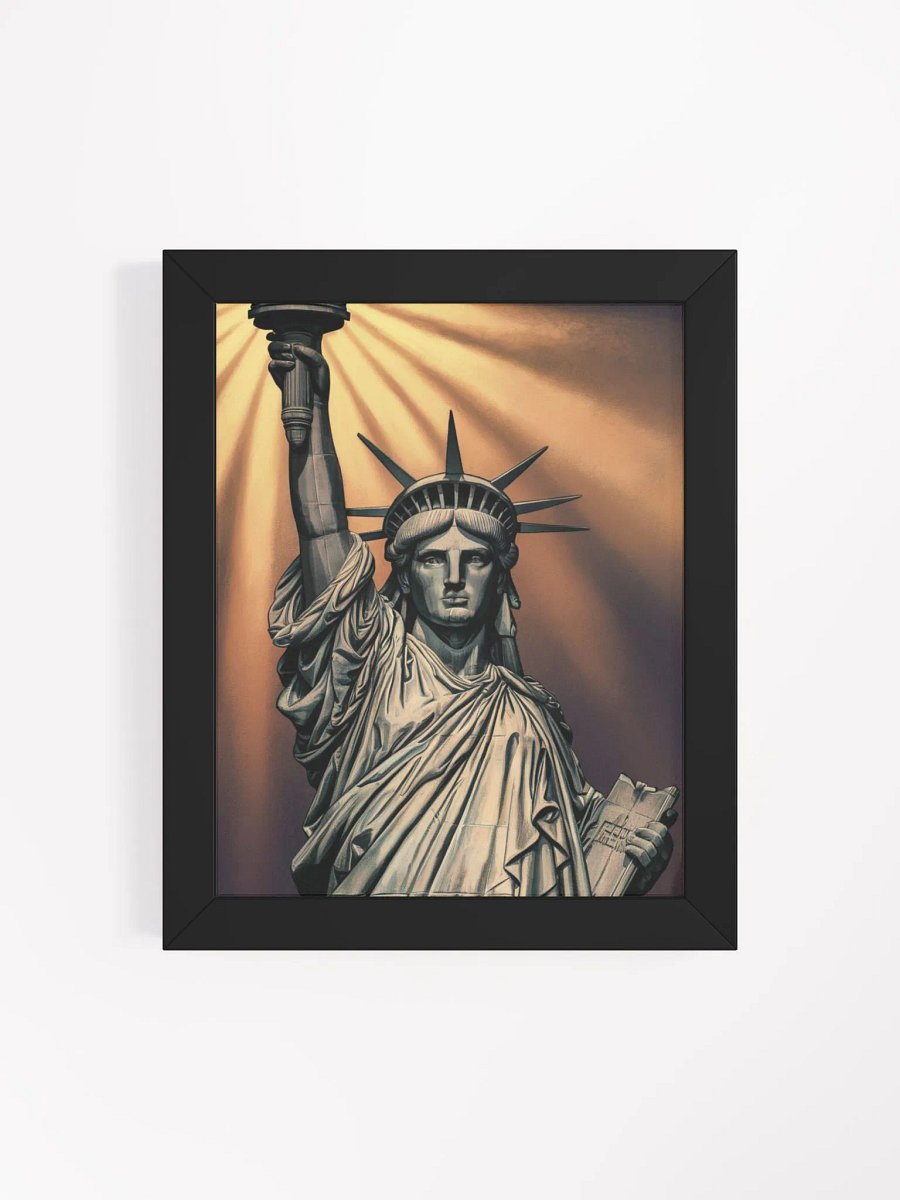 Statue of Liberty: A close-up portrait of the iconic statue, standing tall with her torch held high. product image (34)