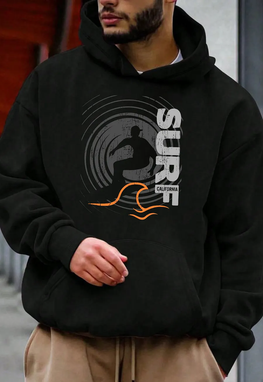 California Wave Distressed Hoodie product image (1)