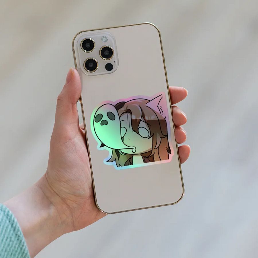 ded emote holographic sticker product image (8)