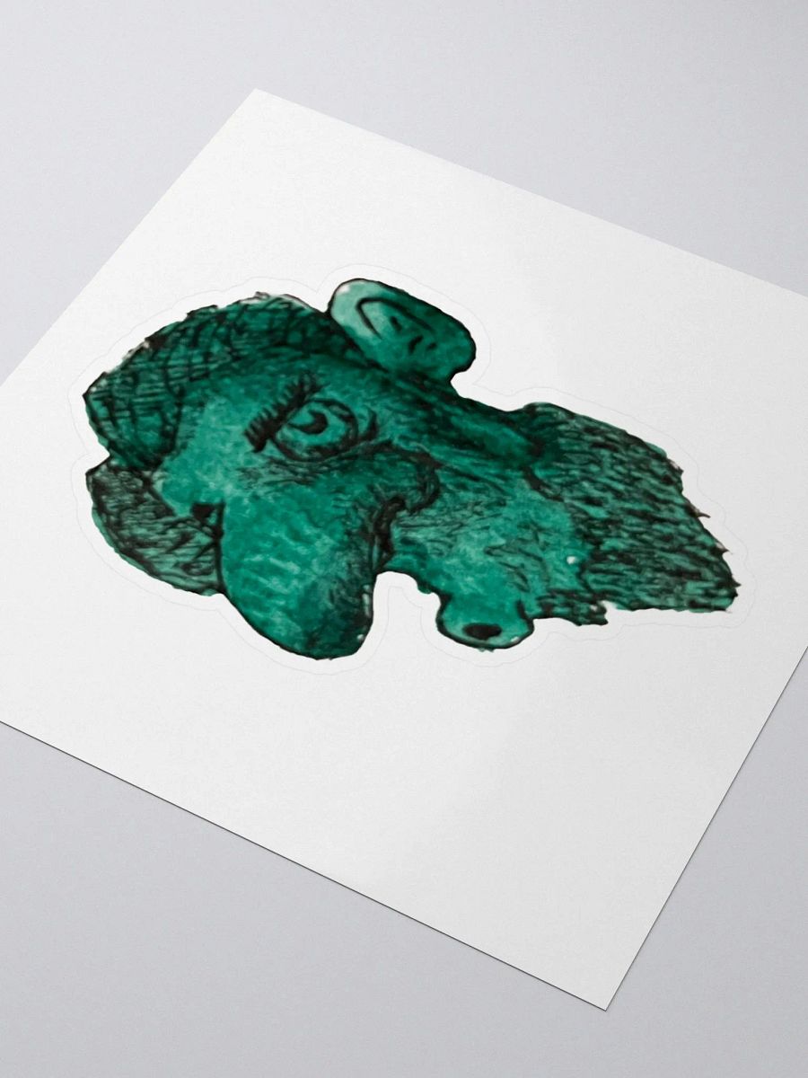 Watercolour Blobs Sticker- Viridian Hue product image (3)