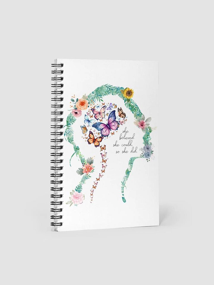 Motivational Botanical Bliss Spiral Notebook product image (1)