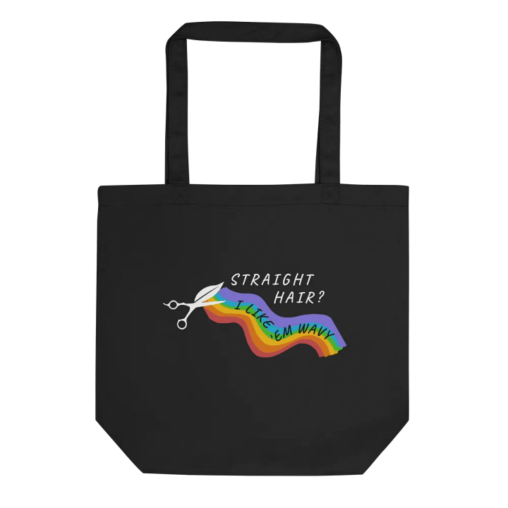 Wavy Rainbow Eco Tote Bag product image (1)