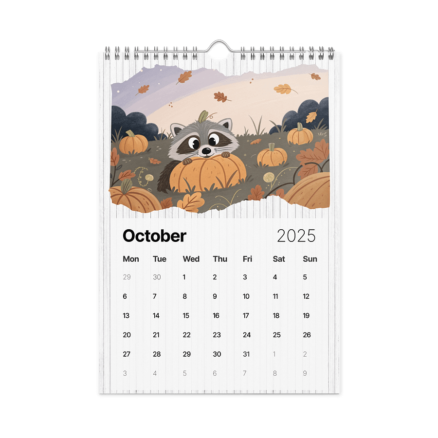ADORABLE ANIMALS WALL CALENDAR 2026 product image (12)
