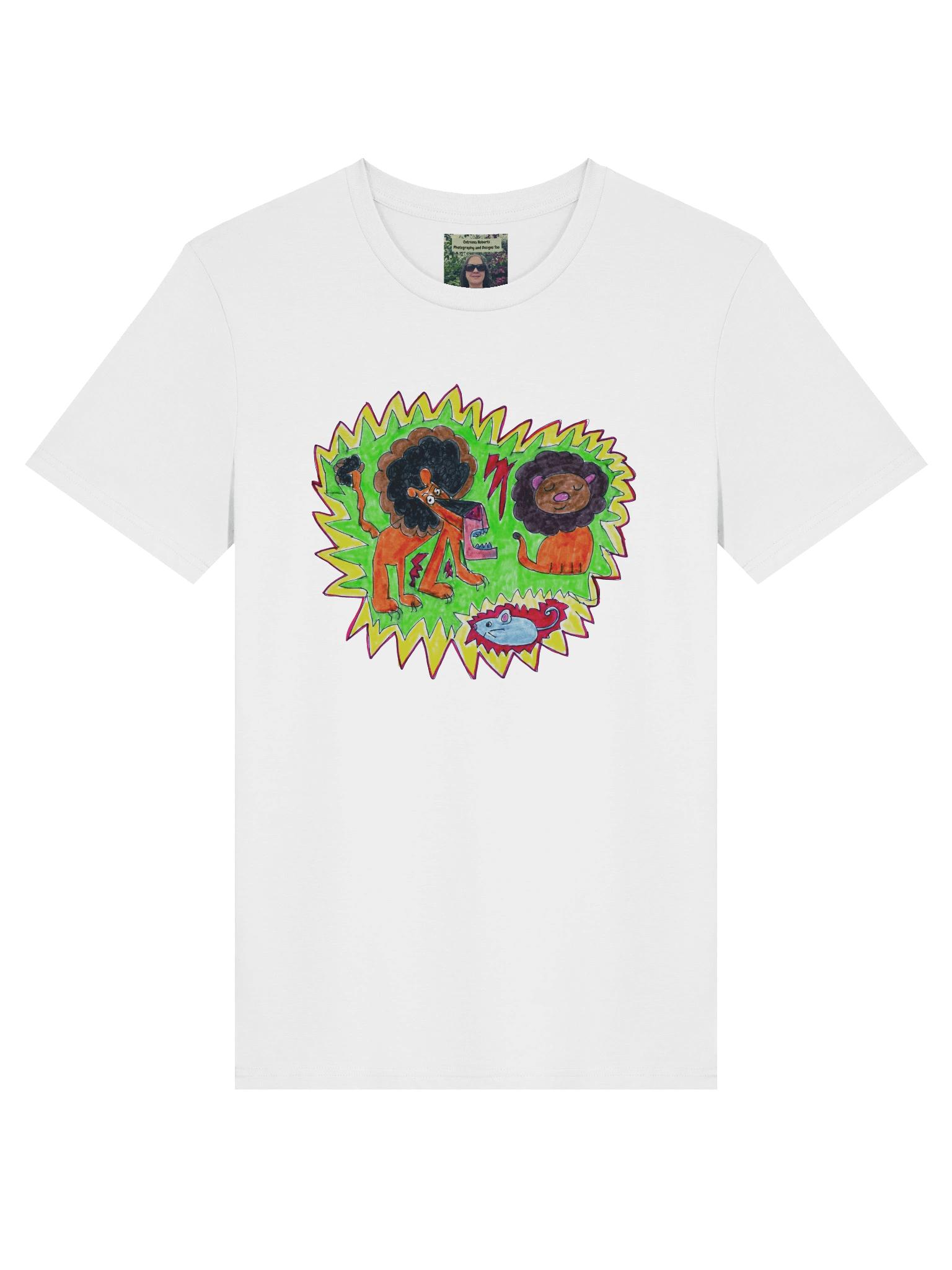 Lively Lions Organic T-Shirt product image (1)