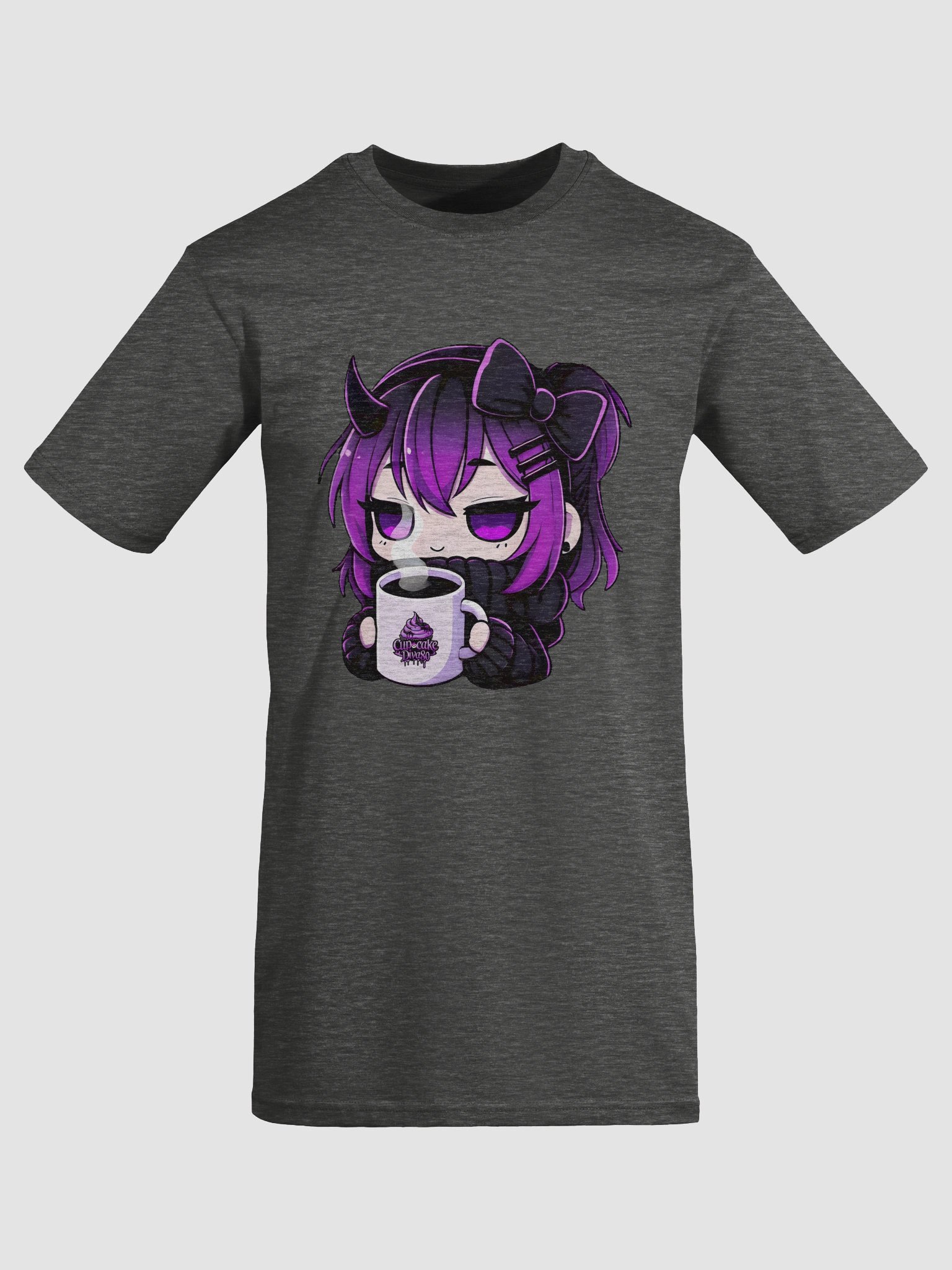 CupcakeDiva80 Caffeinated Logo Unisex Tee product image (47)