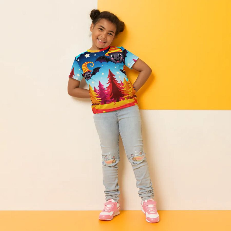 Rainbow Bat Magic Kids T Shirt product image (10)