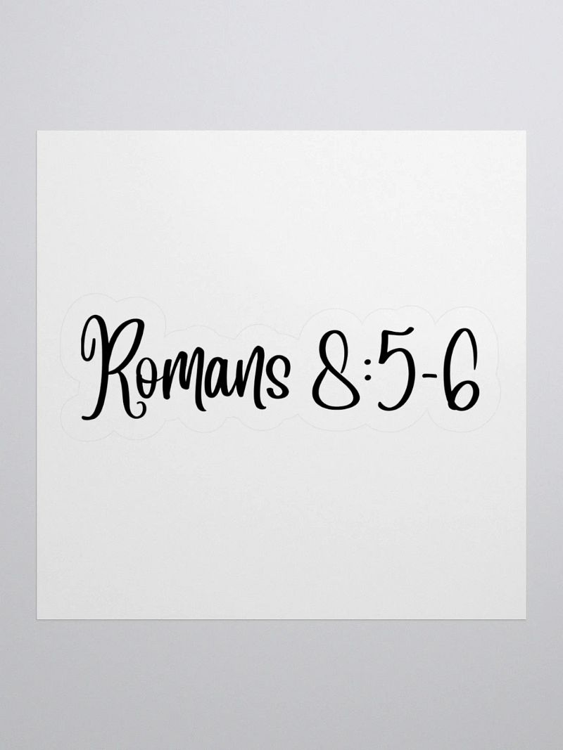 Romans 8:5-6
