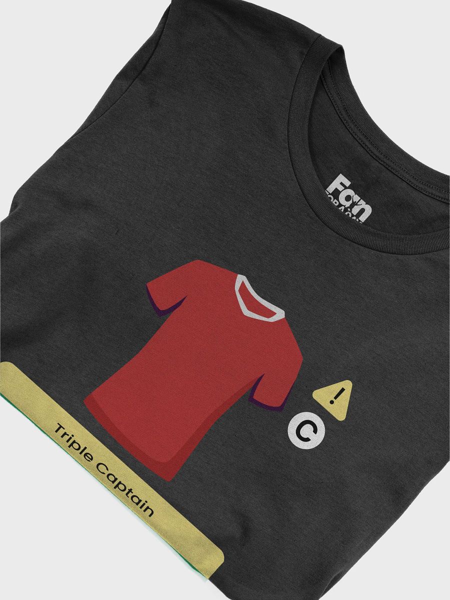 Red Triple Captain Fantasy Football T-shirt product image (5)