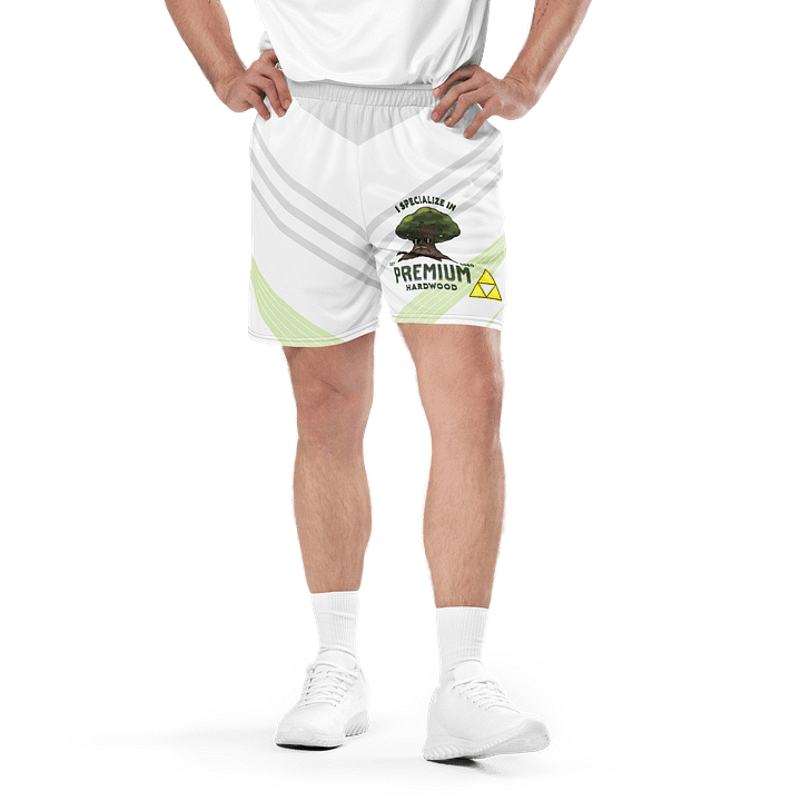 Premium Hardwood All-Over Print Recycled Unisex Mesh Shorts product image (1)