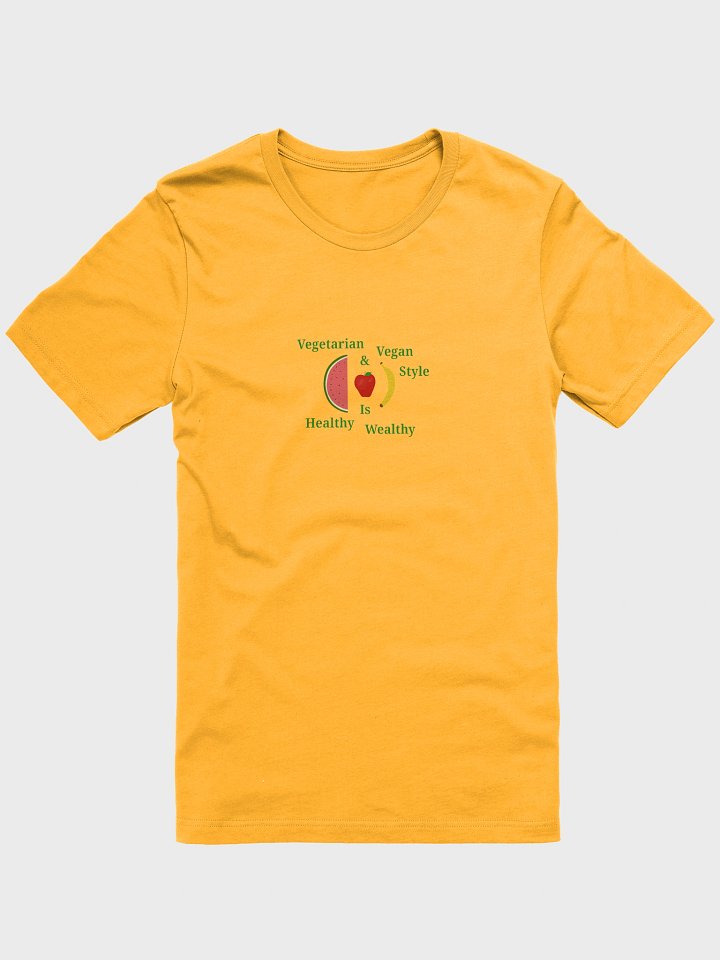 Healthy & Wealthy Vegan Style T-Shirt product image (1)